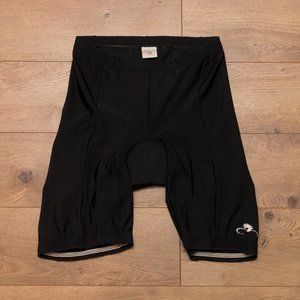 Bellwether Women's Large Black 9" Padded Cycling Shorts